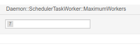 OTRS / Znuny maximum allowed Scheduler Worker processes